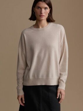 Jenni Kayne Cashmere Marina Crewneck Oat new nvr worn tags large! Offer!